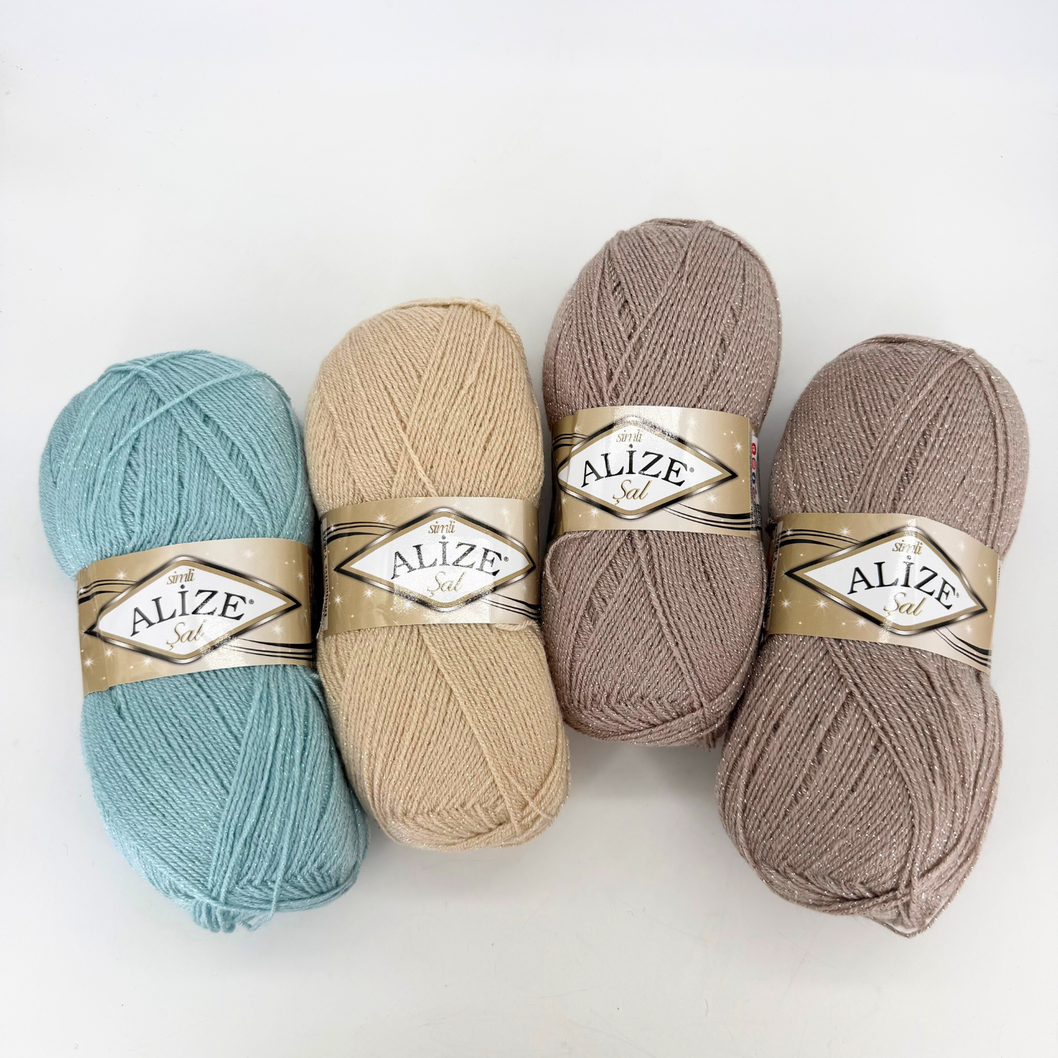 Alize Sal Simli – Bundle of 4 (Assorted Colours)