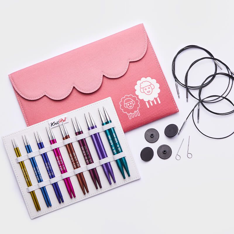 KnitPro Zing Deluxe vahetatavate varraste komplekt (13 cm)