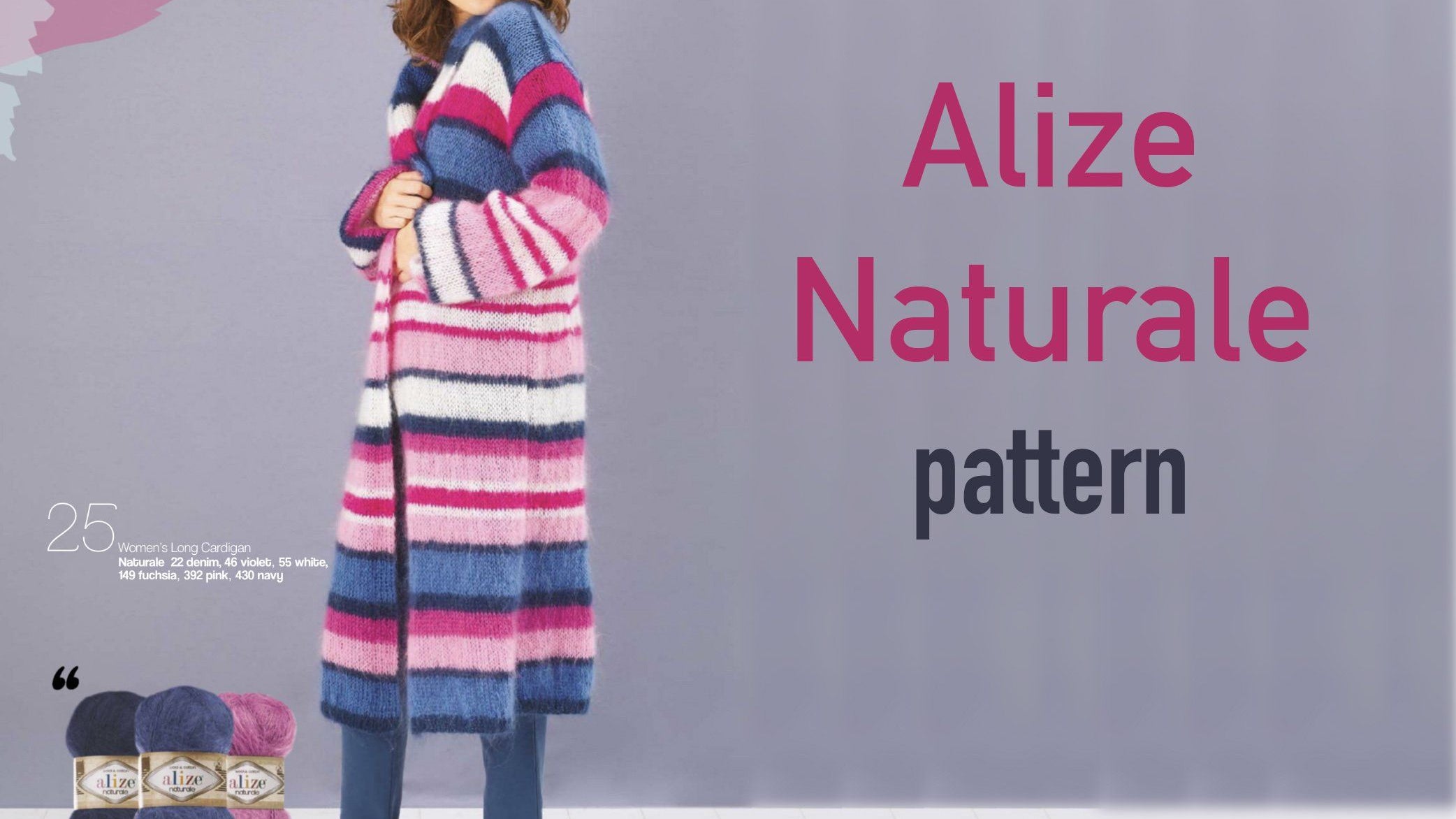 Women's Long Cardigan Pattern
