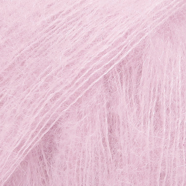 DROPS Kid-Silk 03 Light Pink – mohair silk yarn