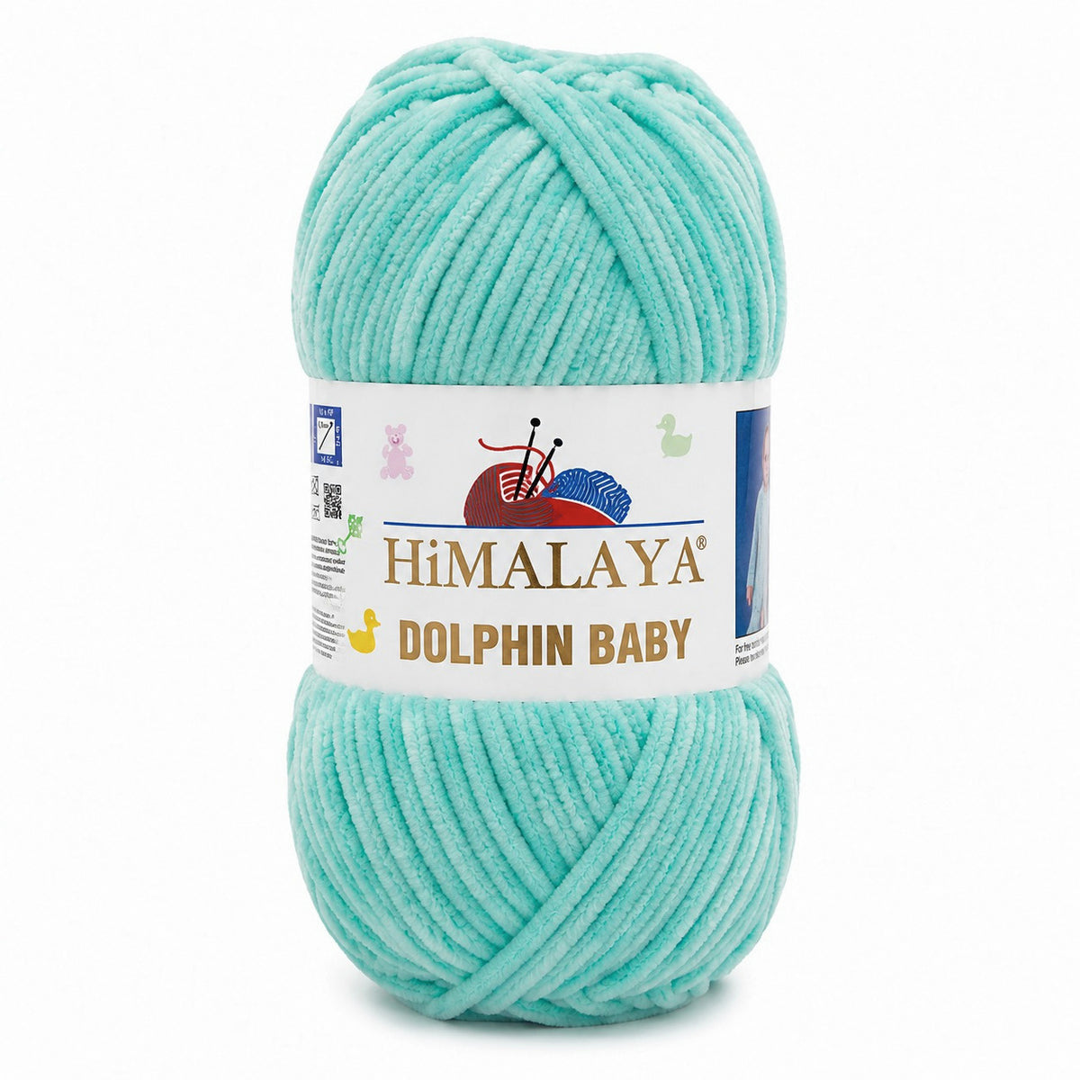 Himalaya Dolphin Baby 80387 Аква – плюшевая шенилл-пряжа