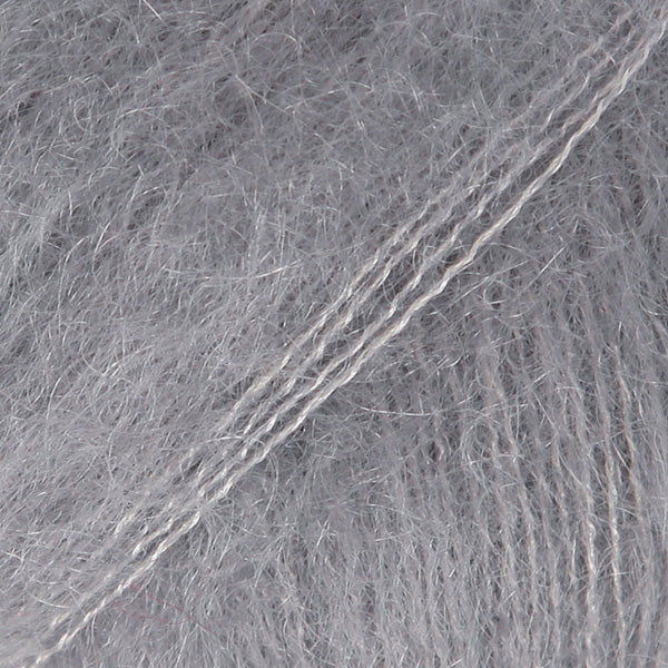 DROPS Kid-Silk 10 Grey – mohair silk yarn
