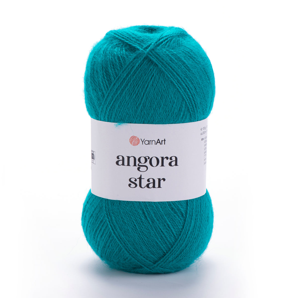 YarnArt Angora Star 11448 Pétrole – fil duveteux acrylique et laine