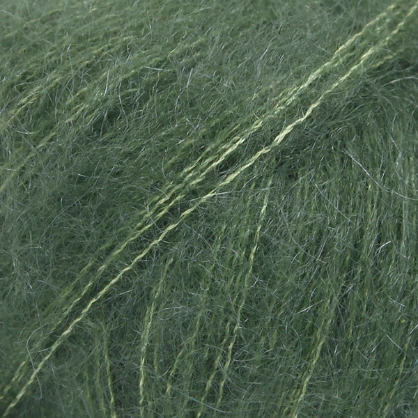 DROPS Kid-Silk 19 Dark Green – mohair silk yarn