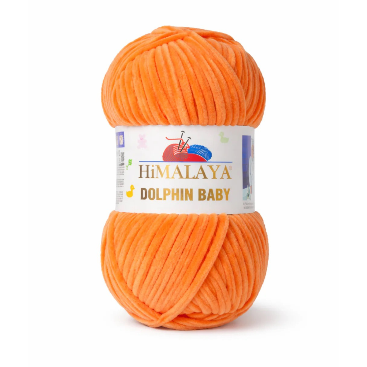 Himalaya Dolphin Baby 80316 Оранжевый – плюшевая шенилл-пряжа