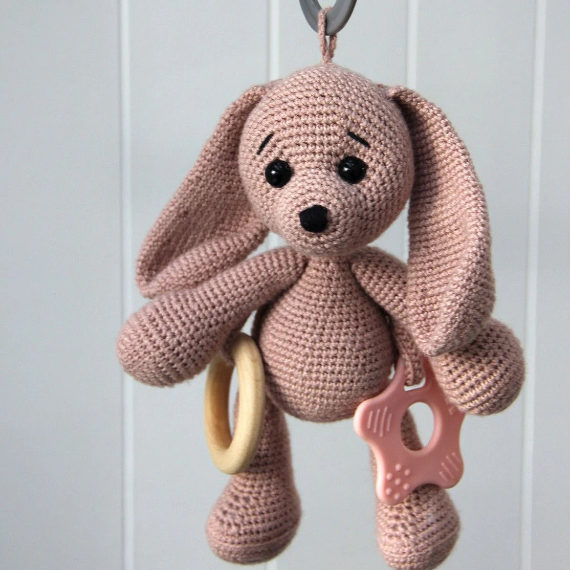 Soft TPE Star Teether (2 pcs) – for Baby Sensory Toys & Rattles