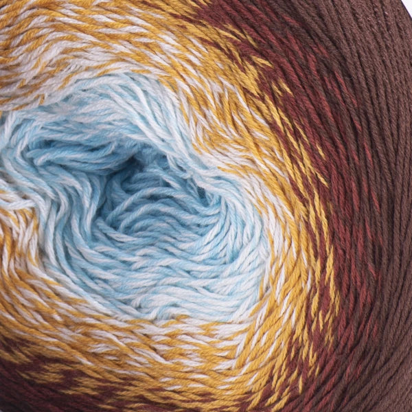 yarnart-flowers 296 Light Grey & Espresso