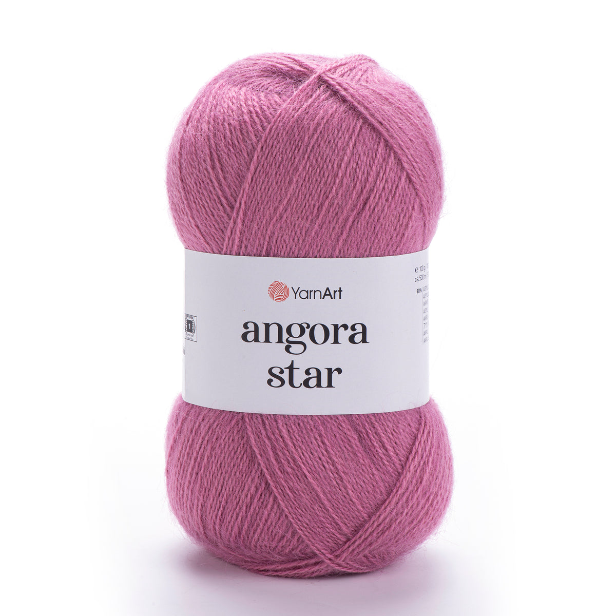 YarnArt Angora Star 3017 Prune – fil duveteux acrylique et laine