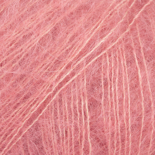 DROPS Kid-Silk 46 Cherry Sorbet – mohair silk yarn