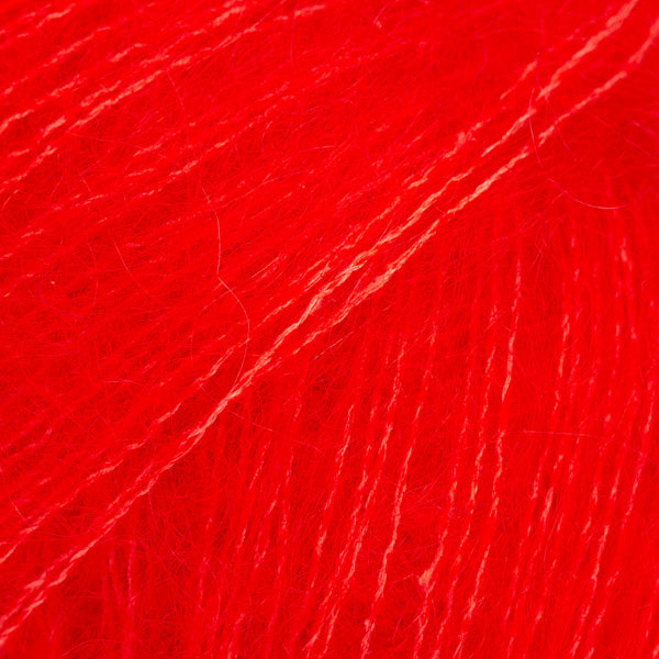 DROPS Kid-Silk 61 Hot Red – mohair silk yarn