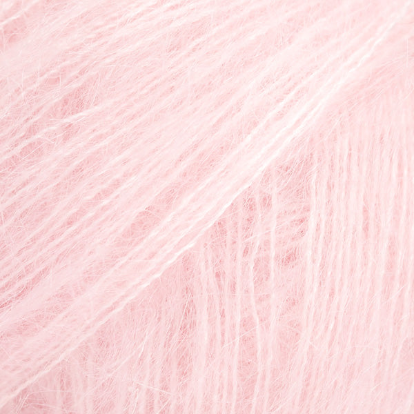 DROPS Kid-Silk 72 Pastel Pink – mohair silk yarn