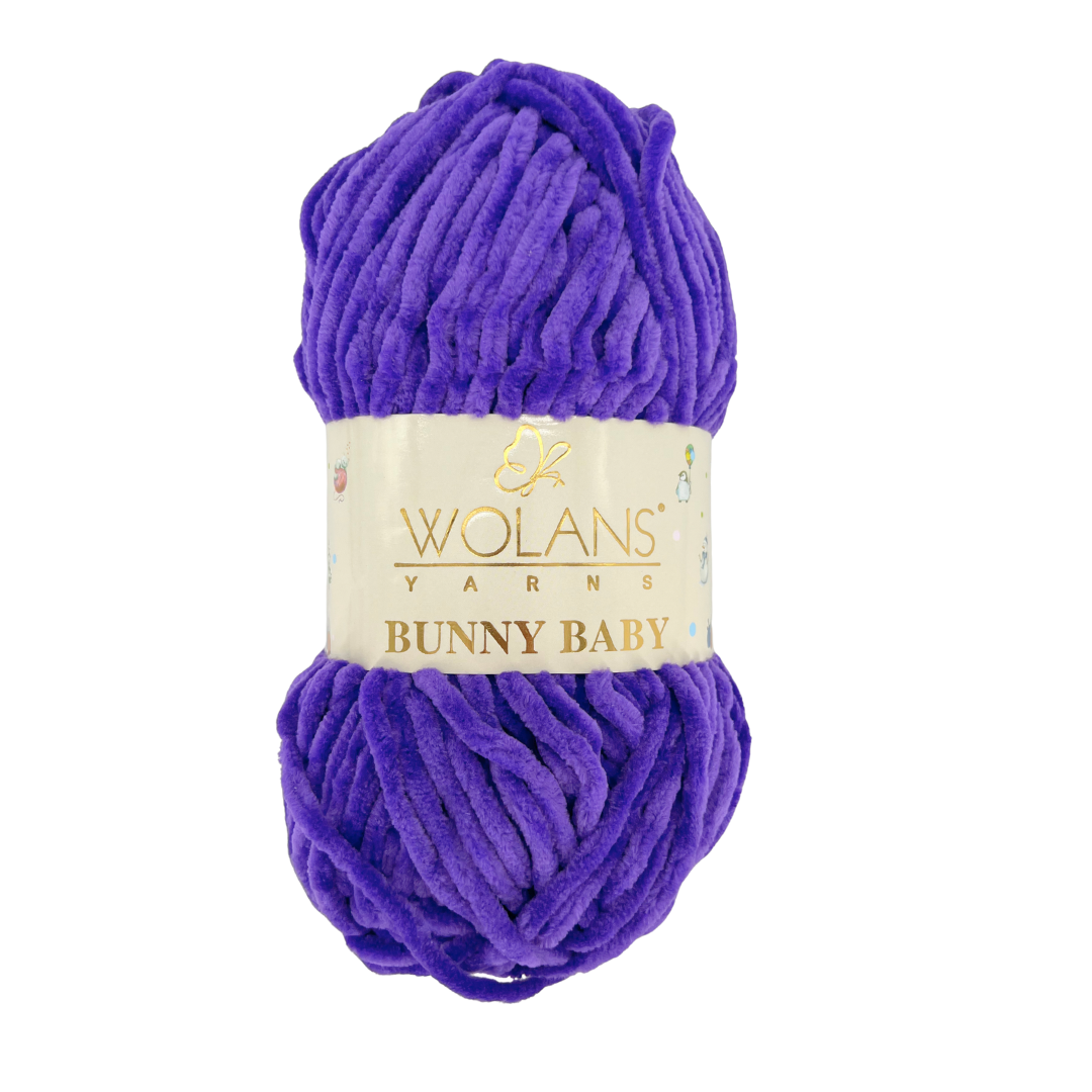 Wolans Bunny Baby 100-95 Violetne – šenilllõng