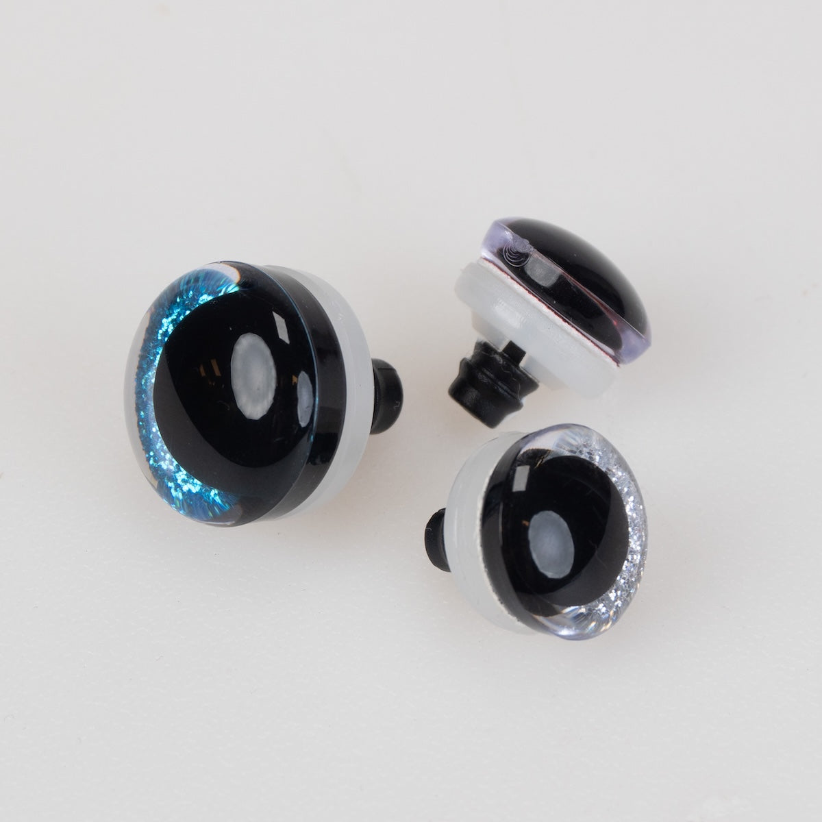 Glitter Safety Eyes – 8 Pairs (12 & 16 mm)