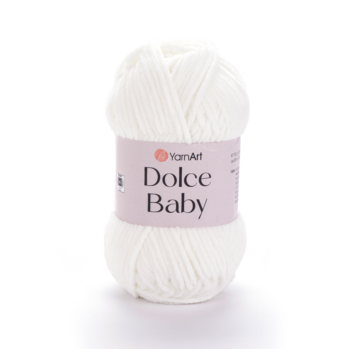 YarnArt Dolce Baby 745 Off White – fine chenille yarn