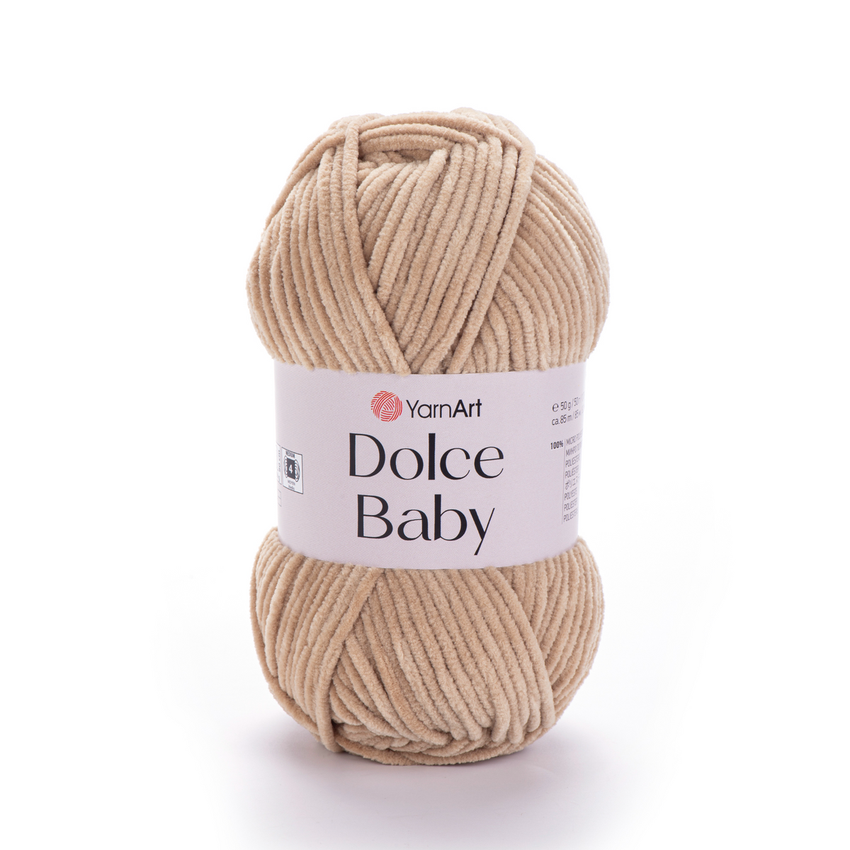 YarnArt Dolce Baby 747 Mink – fine chenille yarn