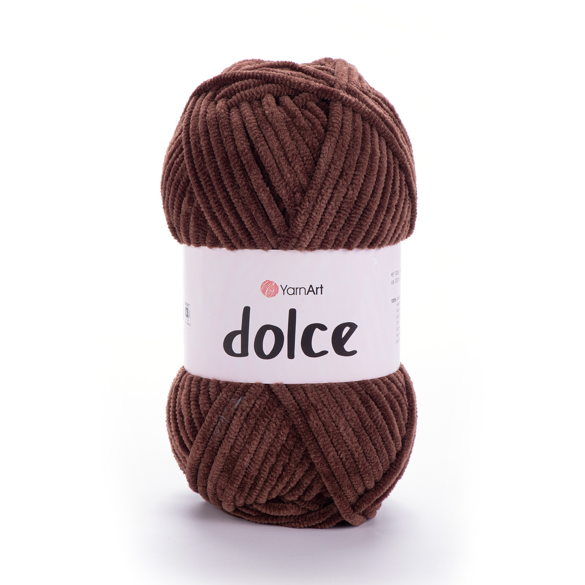 YarnArt Dolce 791 Tumepruun – kohev šenilllõng