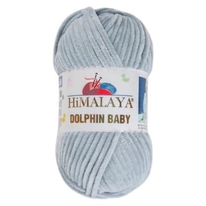Himalaya Dolphin Baby 80380 Серый – плюшевая шенилл-пряжа