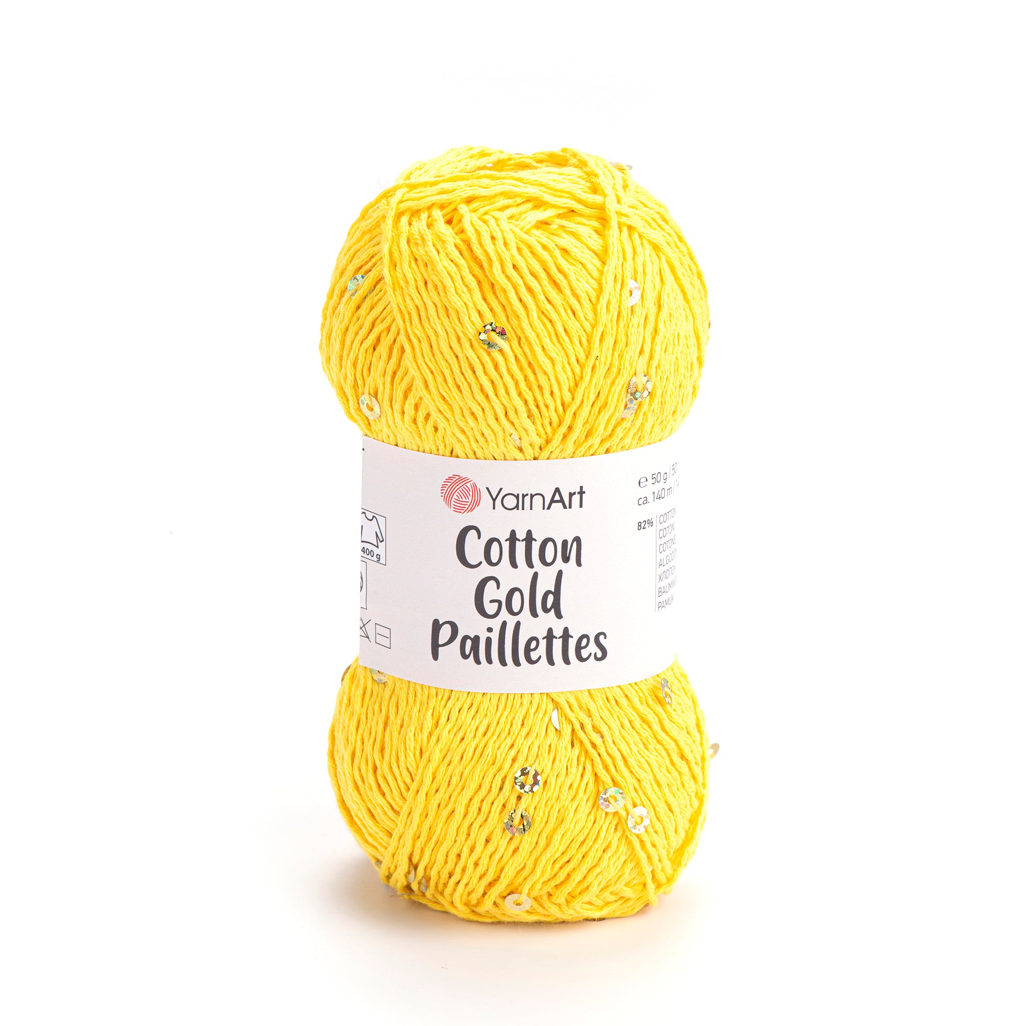 YarnArt Cotton Gold Paillettes