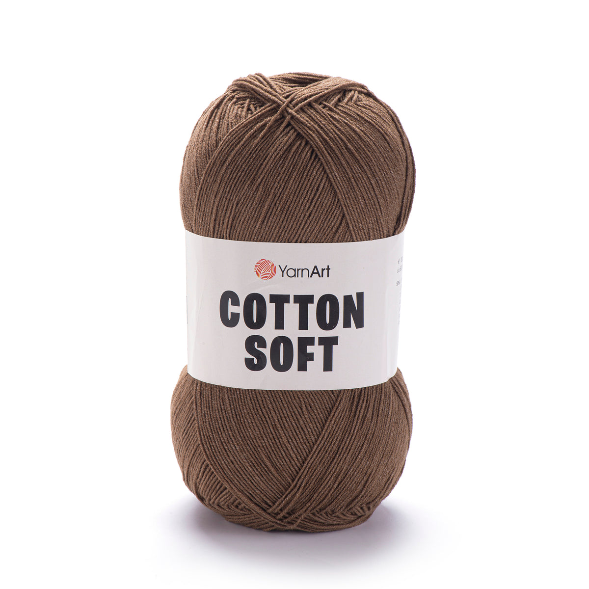 YarnArt Cotton Soft 40 Marrone scuro – filato fine cotone e acrilico