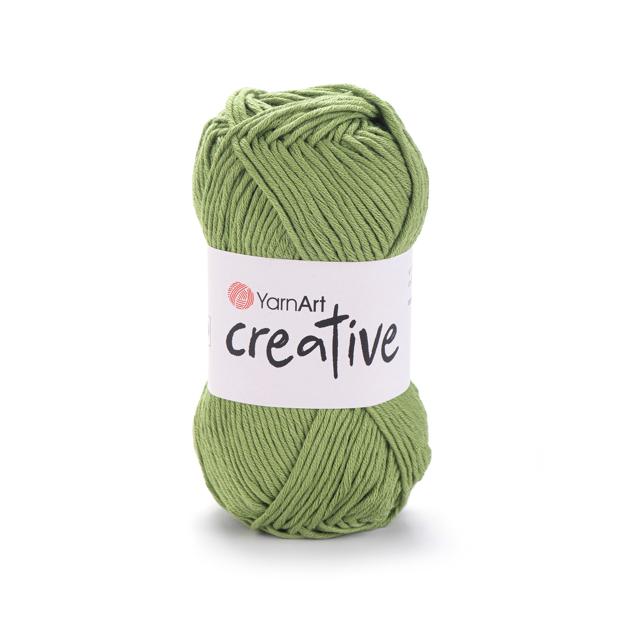 YarnArt Creative 235 Kaki – fil pur coton mat