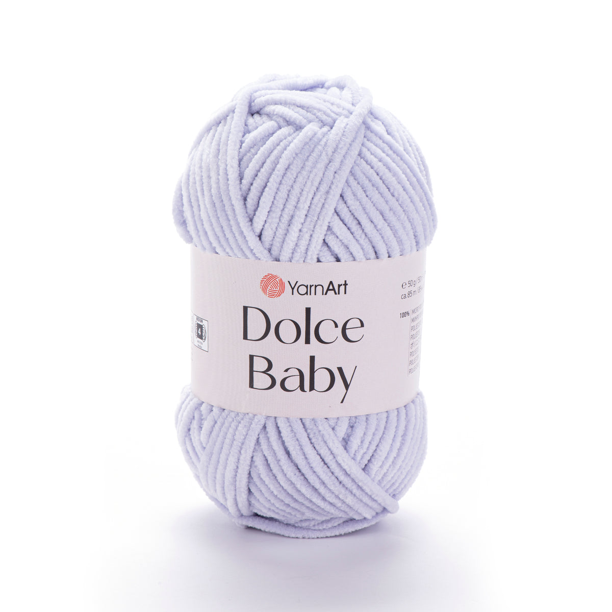 YarnArt Dolce Baby 776 Powder Blue – fine chenille yarn