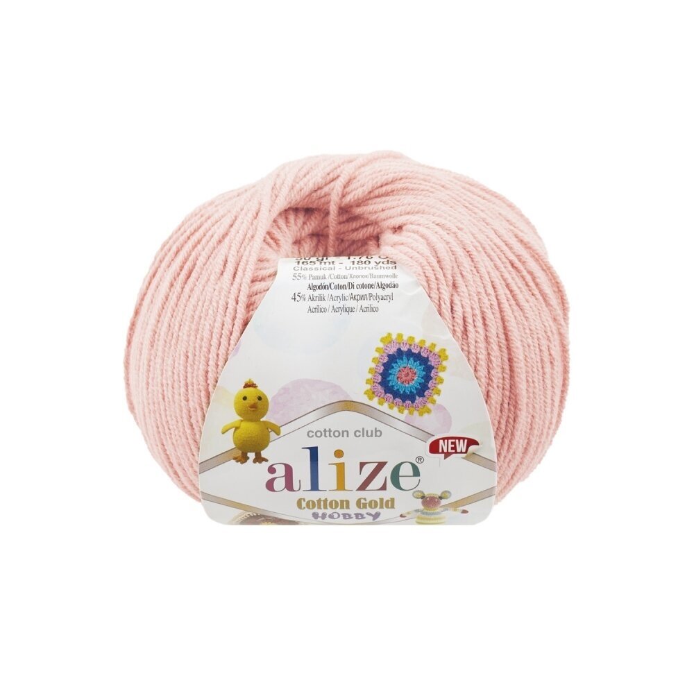 Alize Cotton Gold Hobby 393 Puuderroosa – puuvilla-akrüüllõng