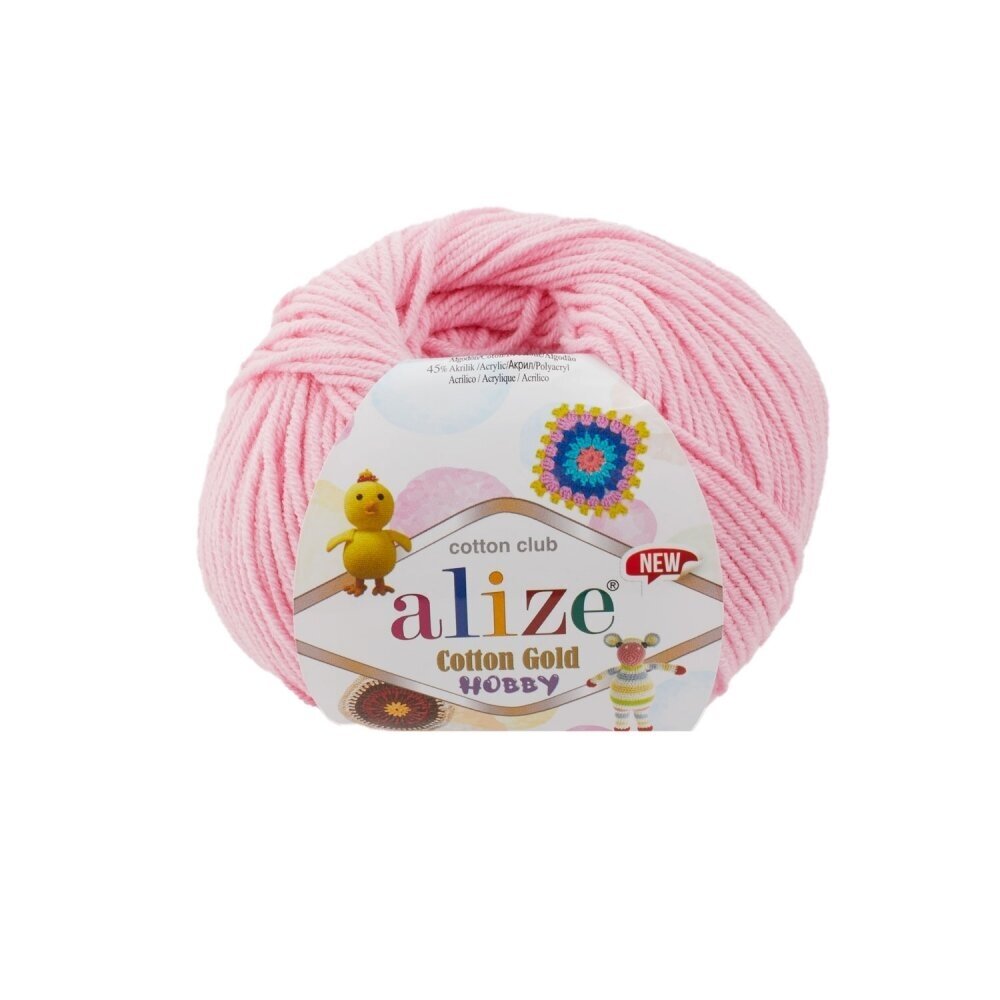 Alize Cotton Gold Hobby 518 Beebiroosa – puuvilla-akrüüllõng