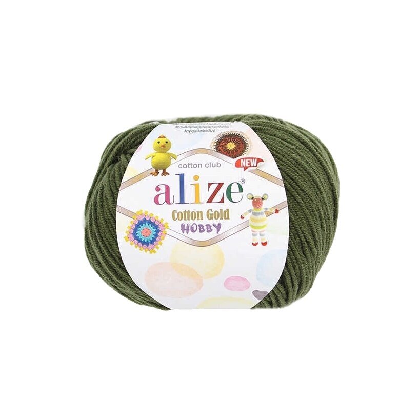 Alize Cotton Gold Hobby 29 Tumeroheline – puuvilla-akrüüllõng