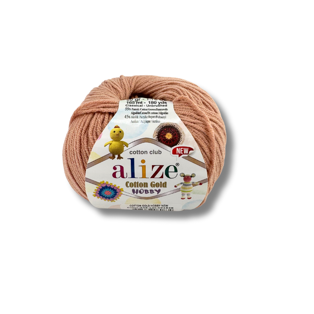 Alize Cotton Gold Hobby 446 Virsik – puuvilla-akrüüllõng