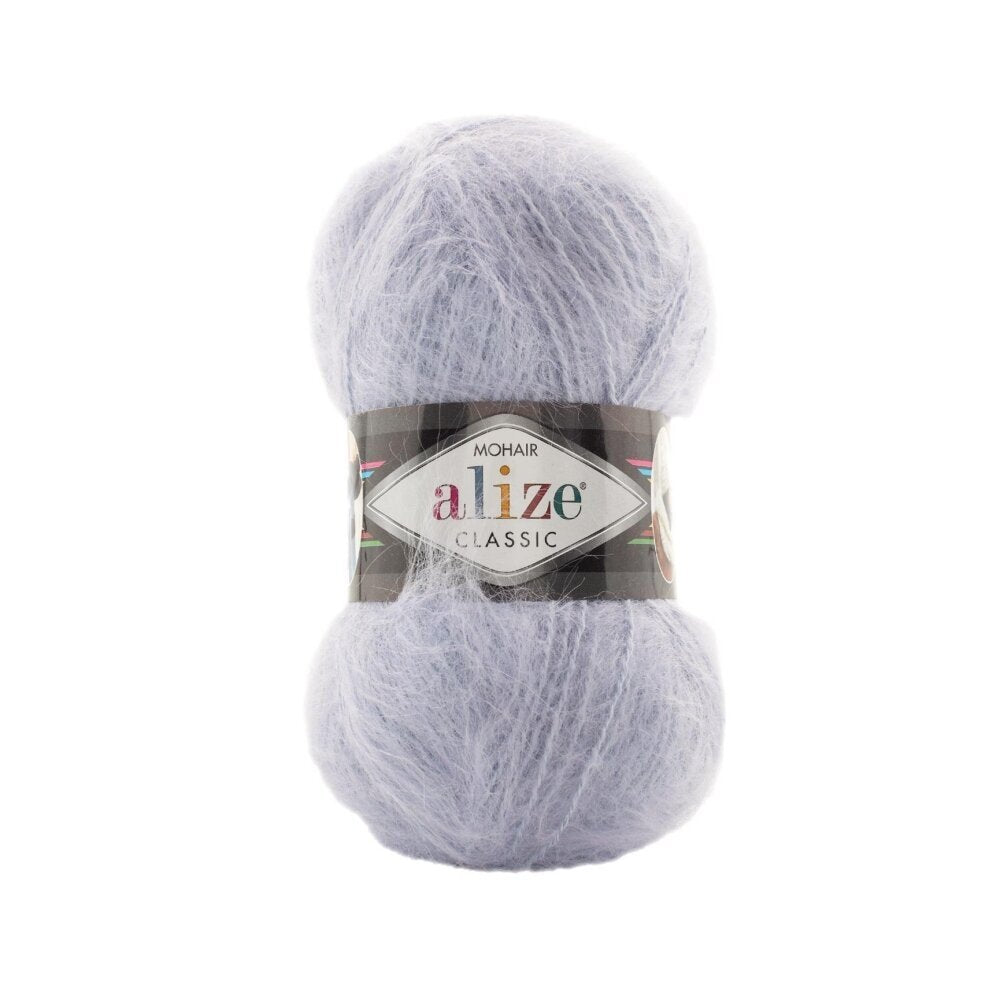 Alize Mohair Classic 224 Grigio chiaro – filato acrilico con mohair e lana