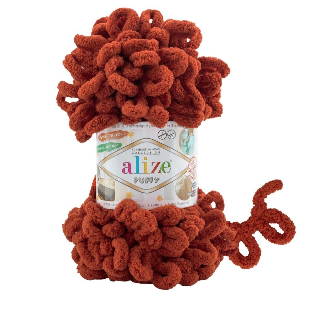 Alize Puffy 36 Ржавый – петельная пряжа