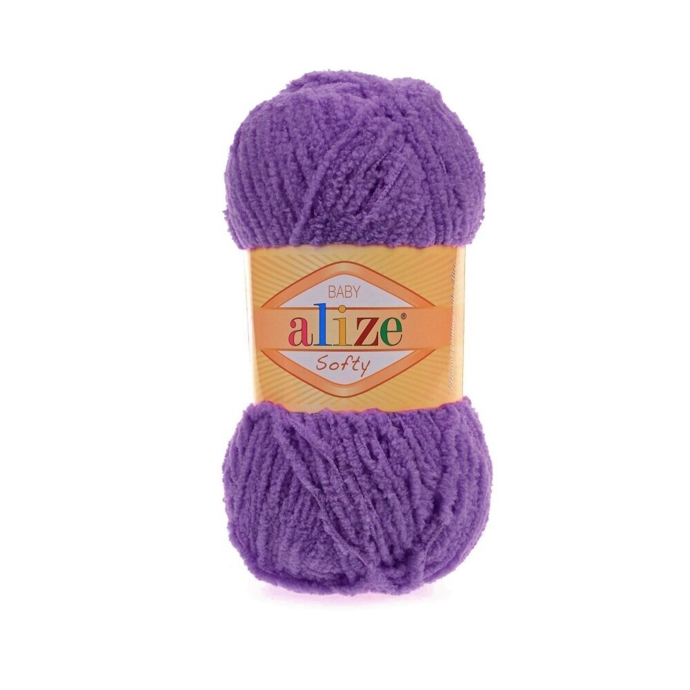 Alize Softy Baby 44 Purpur – plüüsist beebilõng