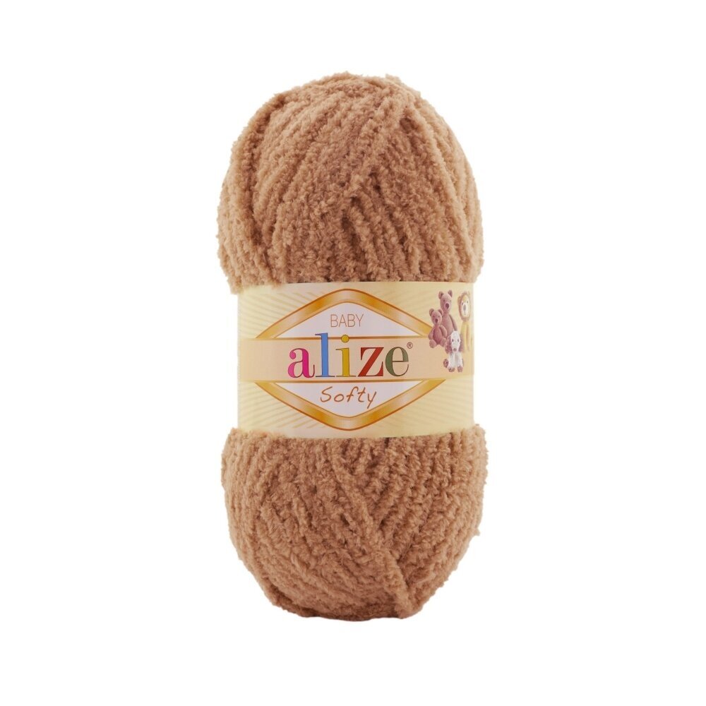 Alize Softy Baby 261 Kaneel – plüüsist beebilõng