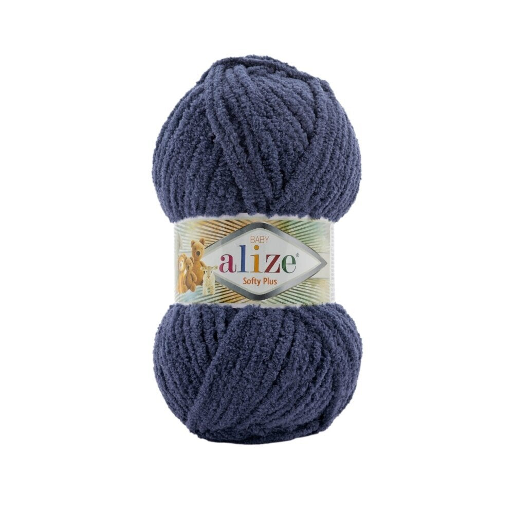 Alize Softy Plus 900 Navy – chunky plush yarn