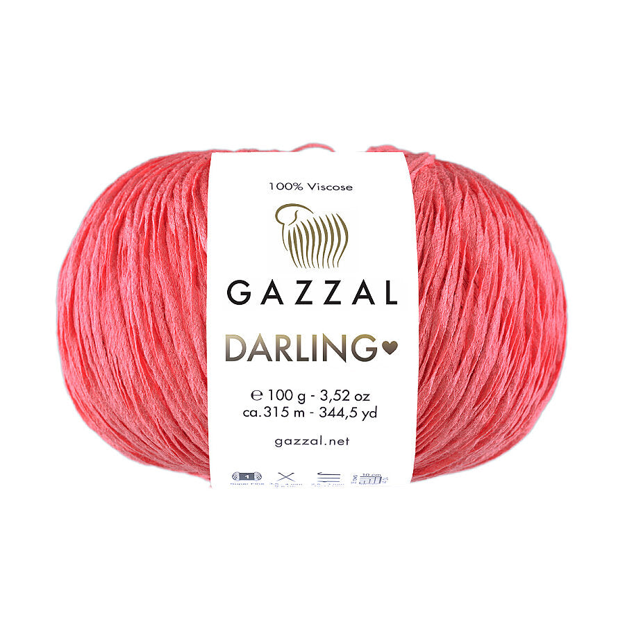 Gazzal Darling 558 Corail – fil viscose d'été