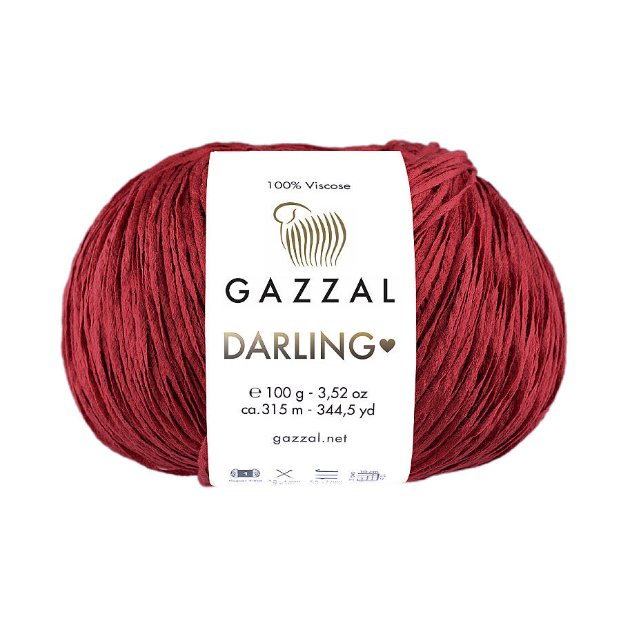Gazzal Darling 559 Cerise – fil viscose d'été