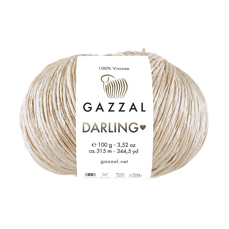 Gazzal Darling 562 Beige – fil viscose d'été