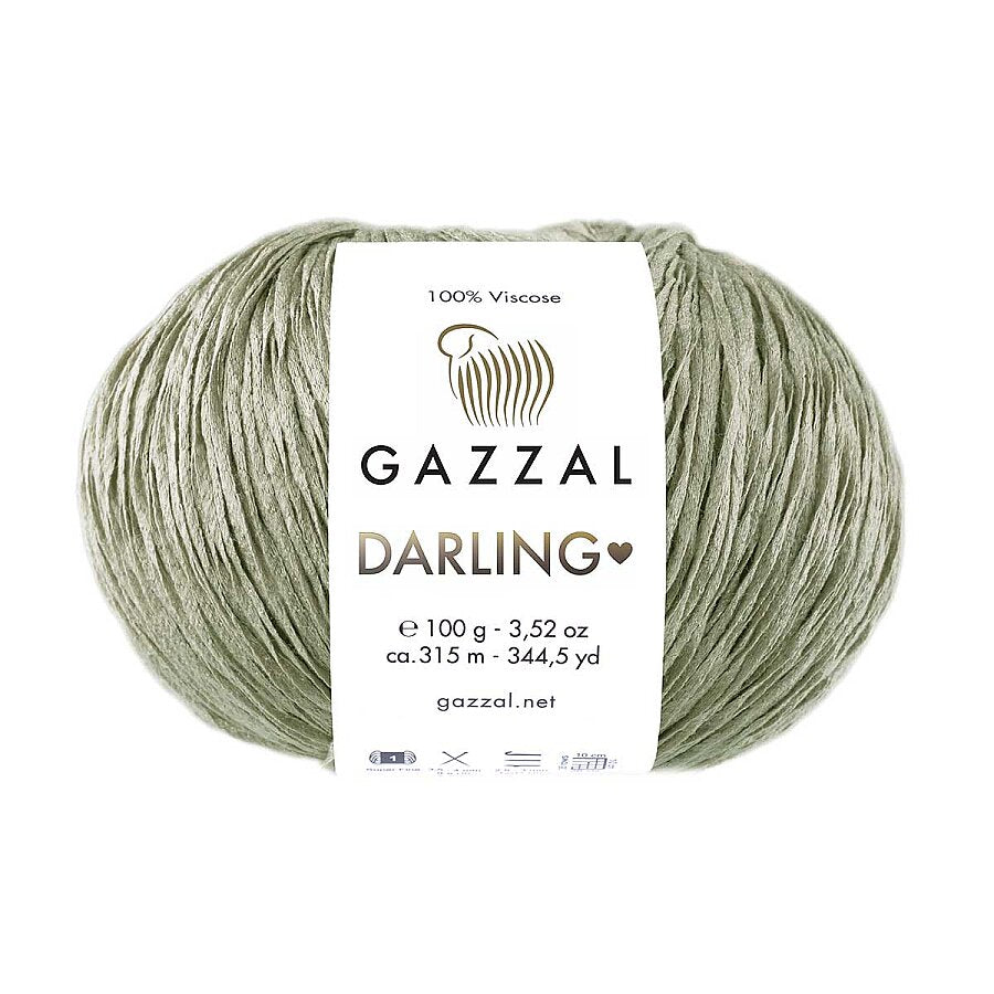 Gazzal Darling 564 Sauge – fil viscose d'été