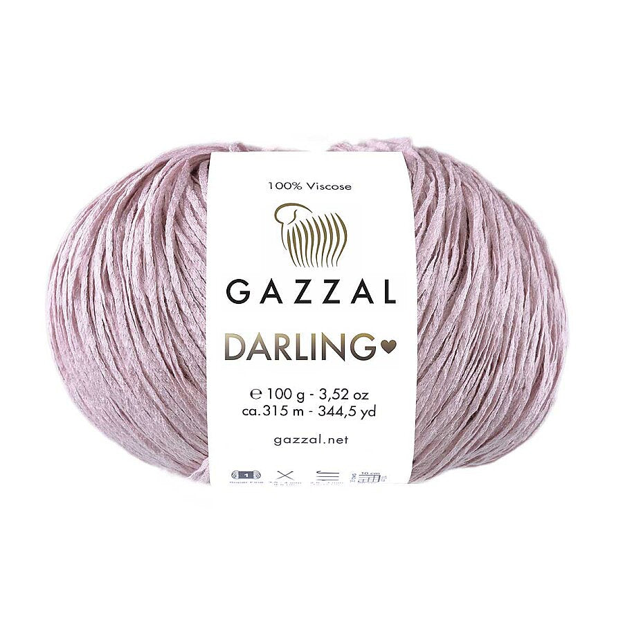 Gazzal Darling 565 Mauve – fil viscose d'été