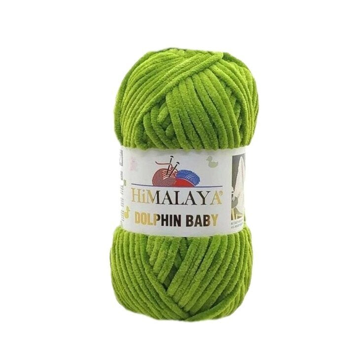Himalaya Dolphin Baby 80371 Моховой – плюшевая шенилл-пряжа