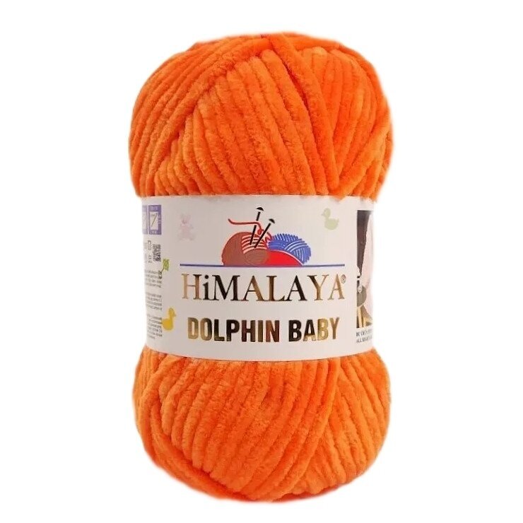 Himalaya Dolphin Baby 80372 Оранжевый – плюшевая шенилл-пряжа