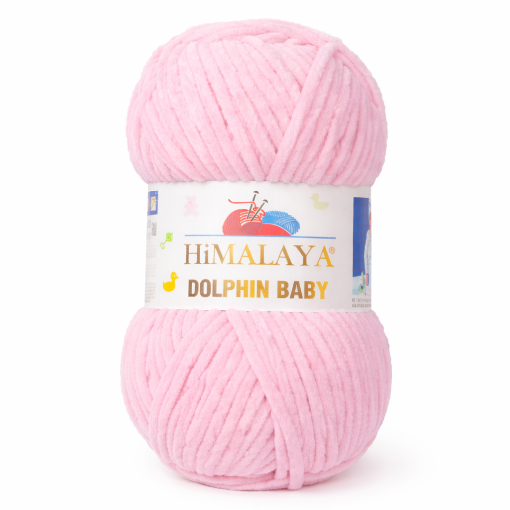Himalaya Dolphin Baby 80303 Светло-розовый – плюшевая шенилл-пряжа