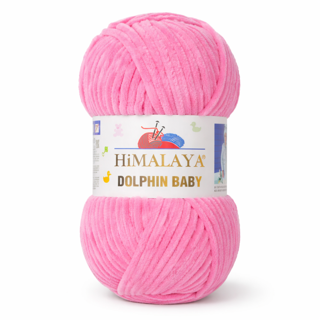 Himalaya Dolphin Baby 80309 Розовый – плюшевая шенилл-пряжа