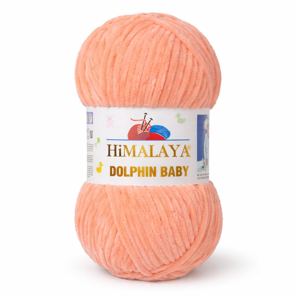 Himalaya Dolphin Baby 80323 Персиковый – плюшевая шенилл-пряжа