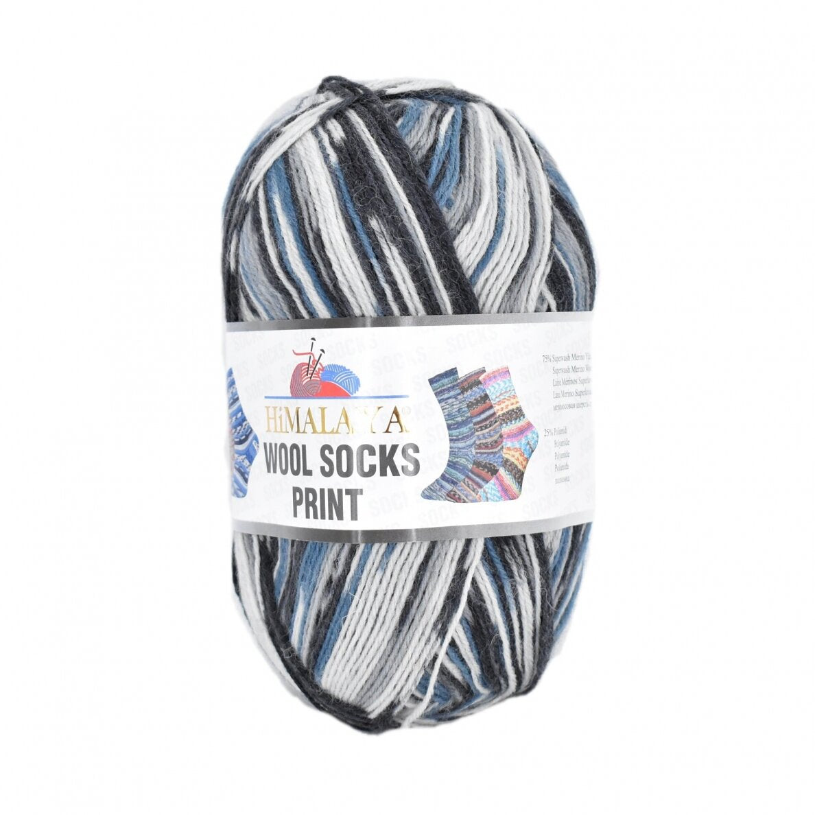 HiMALAYA Wool Socks PRINT Sokid Print S49-07