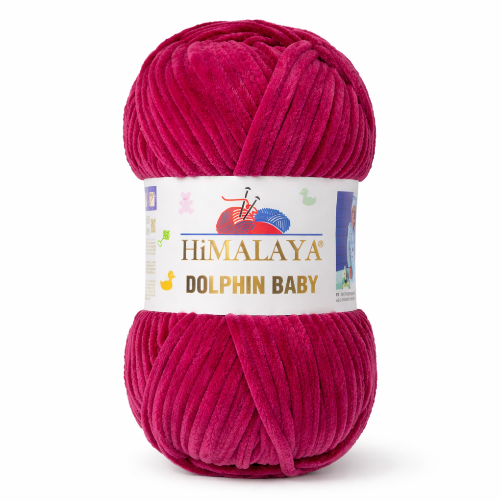 Himalaya Dolphin Baby 80310 Винный – плюшевая шенилл-пряжа