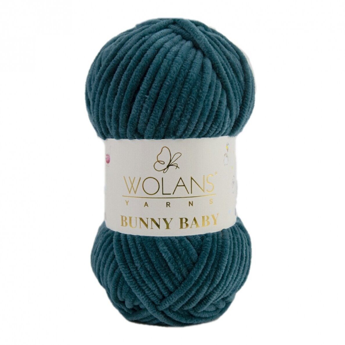 Wolans Bunny Baby 100-63 Petroolsinine – šenilllõng
