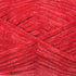 YarnArt Dolce Christmas Red (4302) – close-up of the sparkly chenille