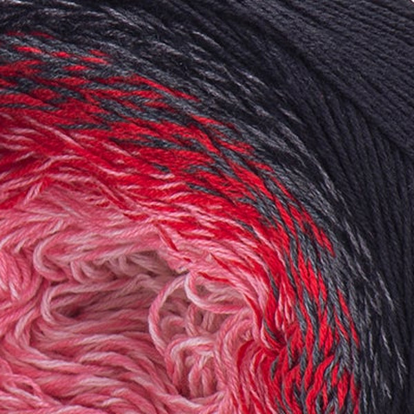 YarnArt Flowers Anthracite & Old Rose (282)