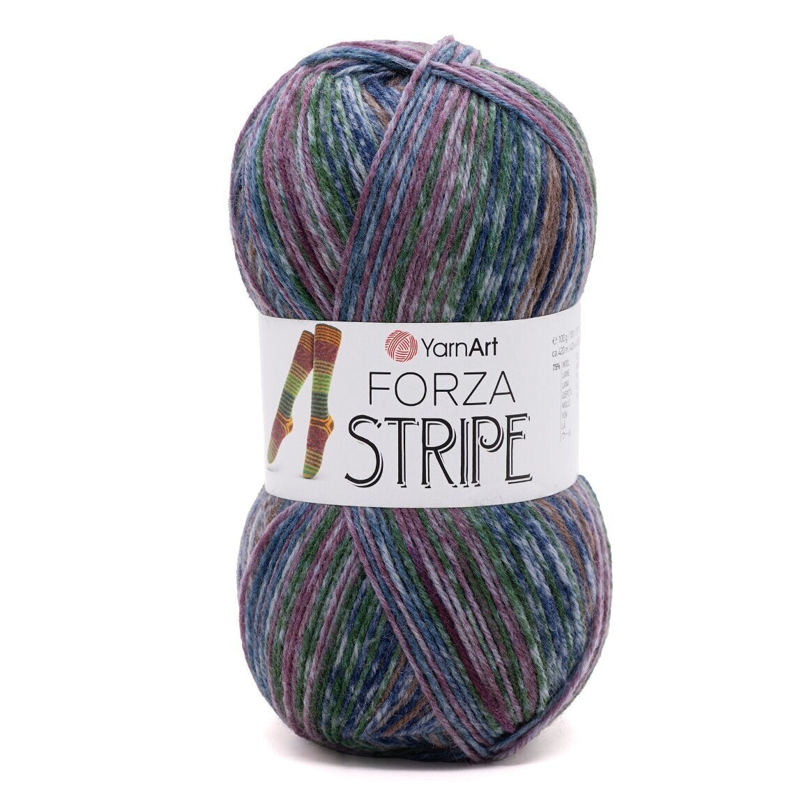YarnArt Forza Stripe Forza Stripe 2801